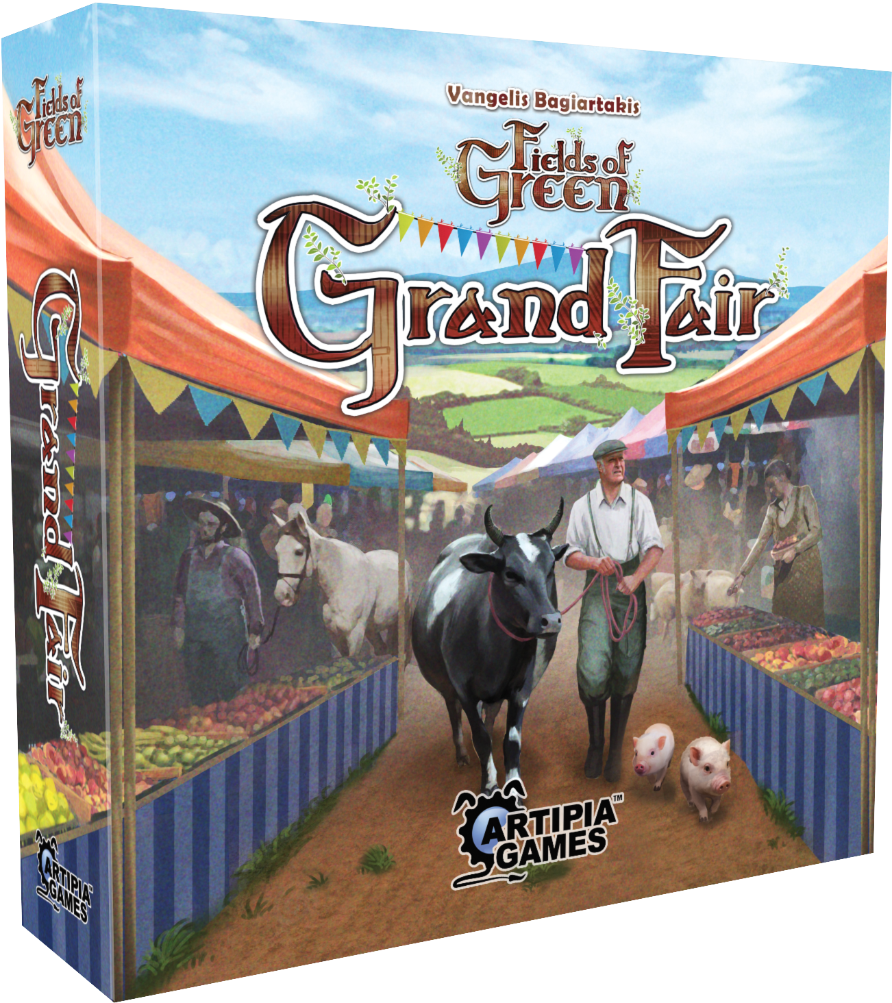 Check Out The Kickstarter Campaign Here - Fields Of Green Game Promo Cards (1449x1576), Png Download