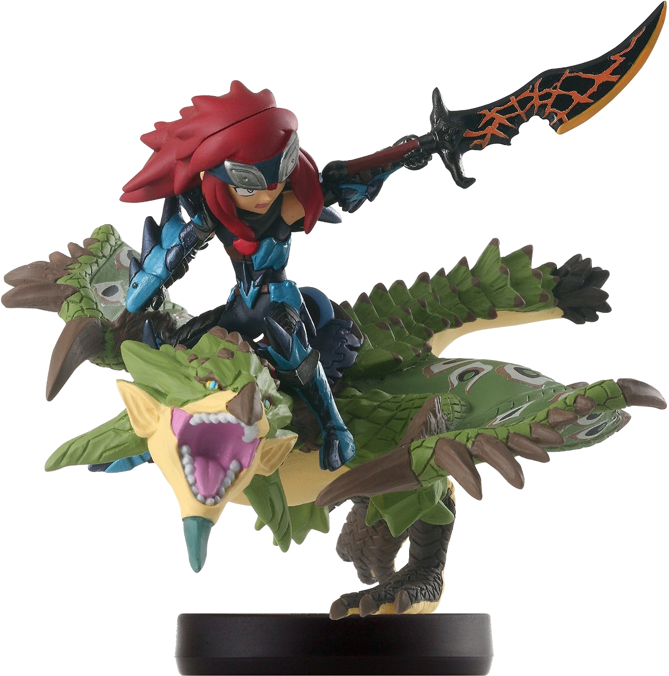 Rathian And Cheval - Amiibo Monster Hunter Stories (1500x1496), Png Download