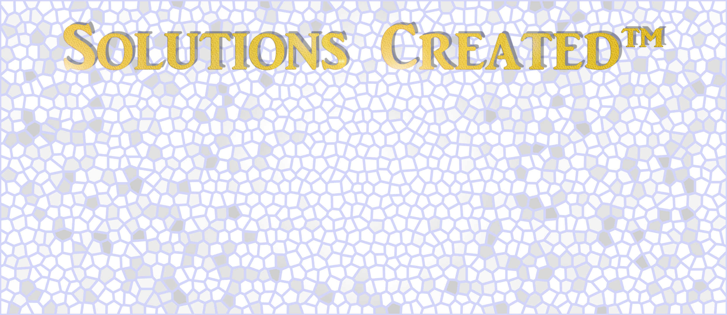 Puzzle Piece Solutions Created Mosaic - Motif (2490x1080), Png Download