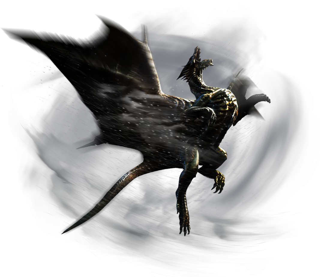 01 Of - Monster Hunter Kushala Daora (1067x922), Png Download