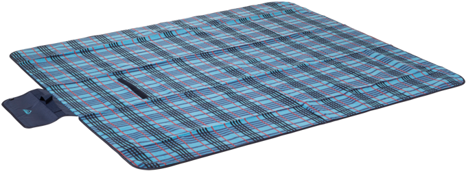 Picnic Blanket Png - Picnic Blanket Png Blue (690x261), Png Download