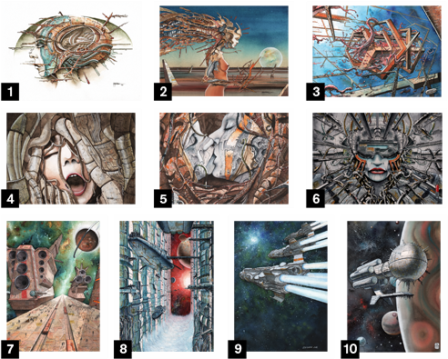 Like Usual They Are Very Well Printed On 250g - Science Fiction (500x404), Png Download