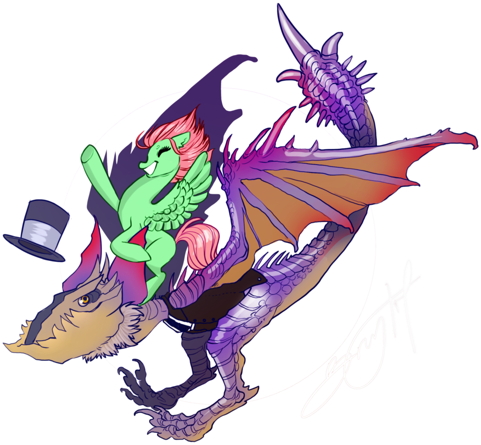 Opalacorn, Clothes, Dragon, Hat, Monster Hunter, Oc, - Hat Monster Oc (1075x1024), Png Download