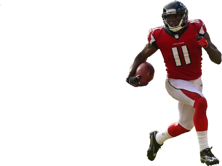 I Guess Then Those Masks Aren't Yours - Julio Jones Atlanta Falcons Autographed 11x14 Photo (1315x933), Png Download