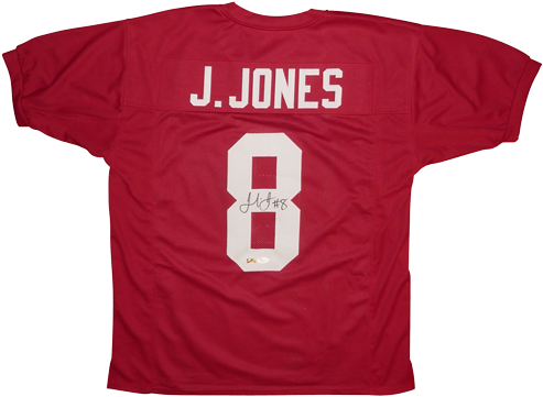 Julio Jones Autographed Alabama Crimson Tide - Autographed Julio Jones Jersey - Maroon #8 Custom Jsa (500x500), Png Download