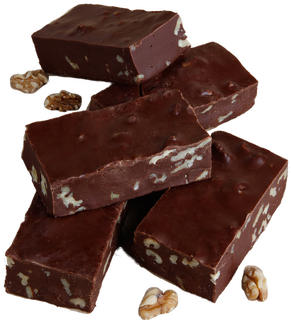 Our Delicious Chocolate Fudge With Crunchy Walnuts - Chocolate Bar (498x373), Png Download