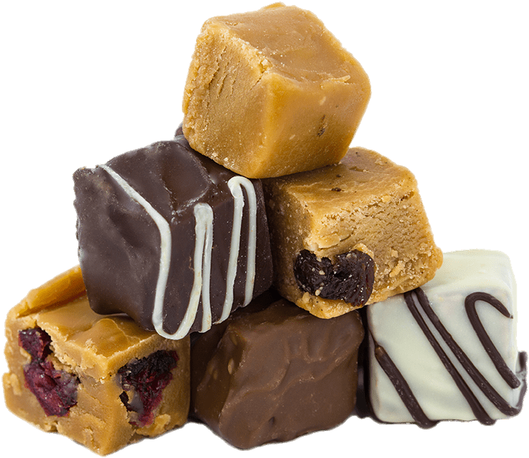 Buttermilk Christmas Fudge Selection - Christmas Day (800x800), Png Download