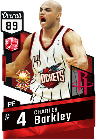 89 Charles Barkley - Charles Barkley 2k17 Card (325x475), Png Download