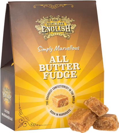 Ultimate English All Butter Fudge - Ultimate English Salted Caramel Fudge 150g (736x460), Png Download