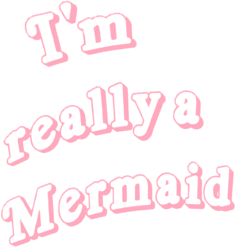 Pin By Lily Tucker On That - I M Really A Mermaid Transparent (500x500), Png Download