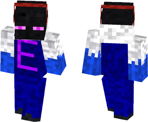 Enderman 3d Hoody - Minecraft Skin Do Loki (584x497), Png Download