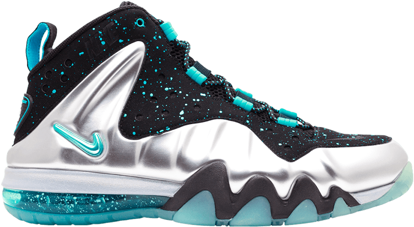 Nike Barkley Postie Max 10.5 Shoes Metallic Silver (1000x1000), Png Download