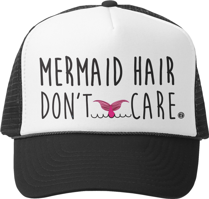 Grom "mermaid Hair Don't Care" Girls Hat - One In A Melon Hat (1000x750), Png Download