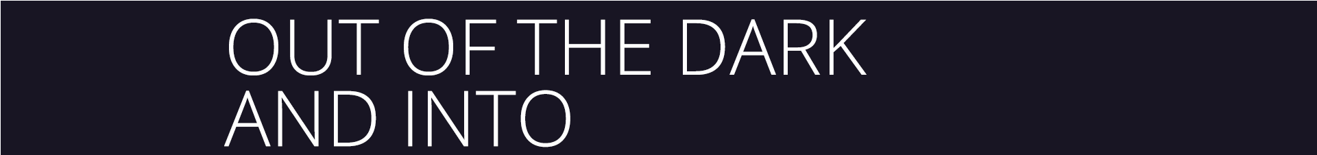 Kristen Ulmer Out Of The Dark - Kristen Ulmer (1920x700), Png Download