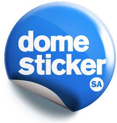 Header Logo - Dome Sticker Png (400x400), Png Download