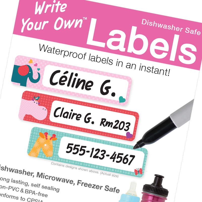 Write On Blank Labels - Emily Press Write Your Own Labels (800x800), Png Download