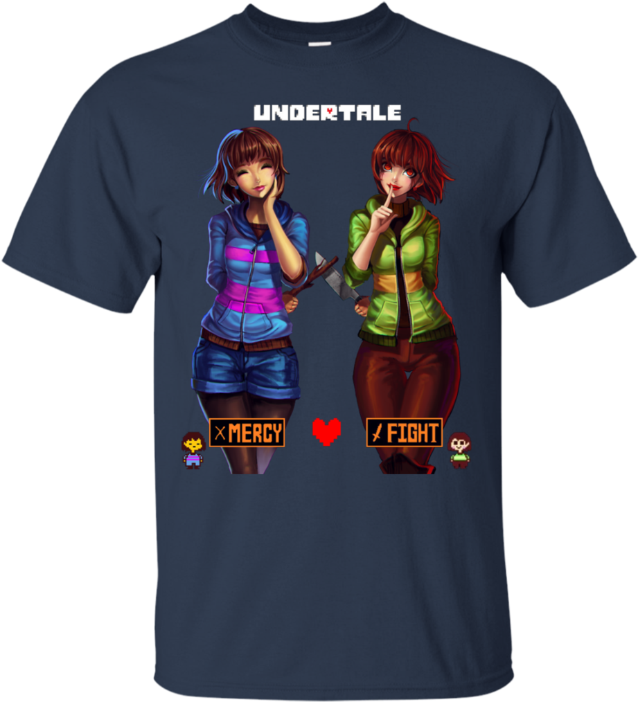 Undertale Frisk And Chara T Shirt & Hoodie - Neil Degrasse Tyson Bitch Shirt (1024x1024), Png Download