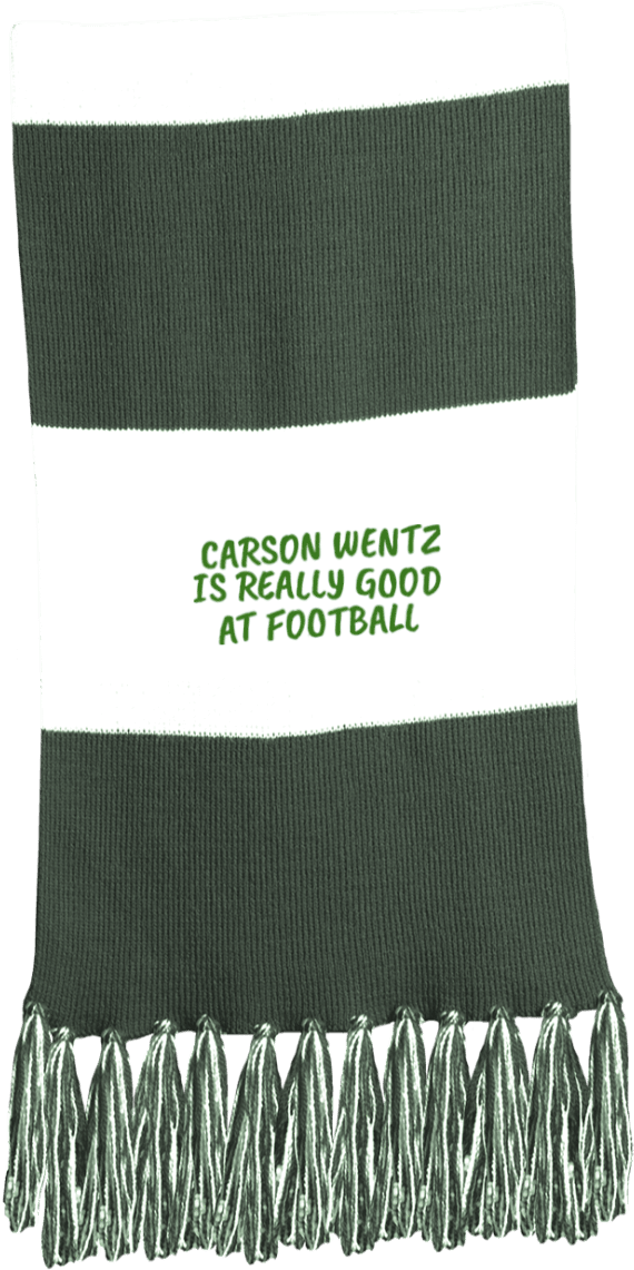Cyber Special Carson Wentz Is Really Good At Football - Order Of The Eastern Star Fringed Scarf (1155x1155), Png Download