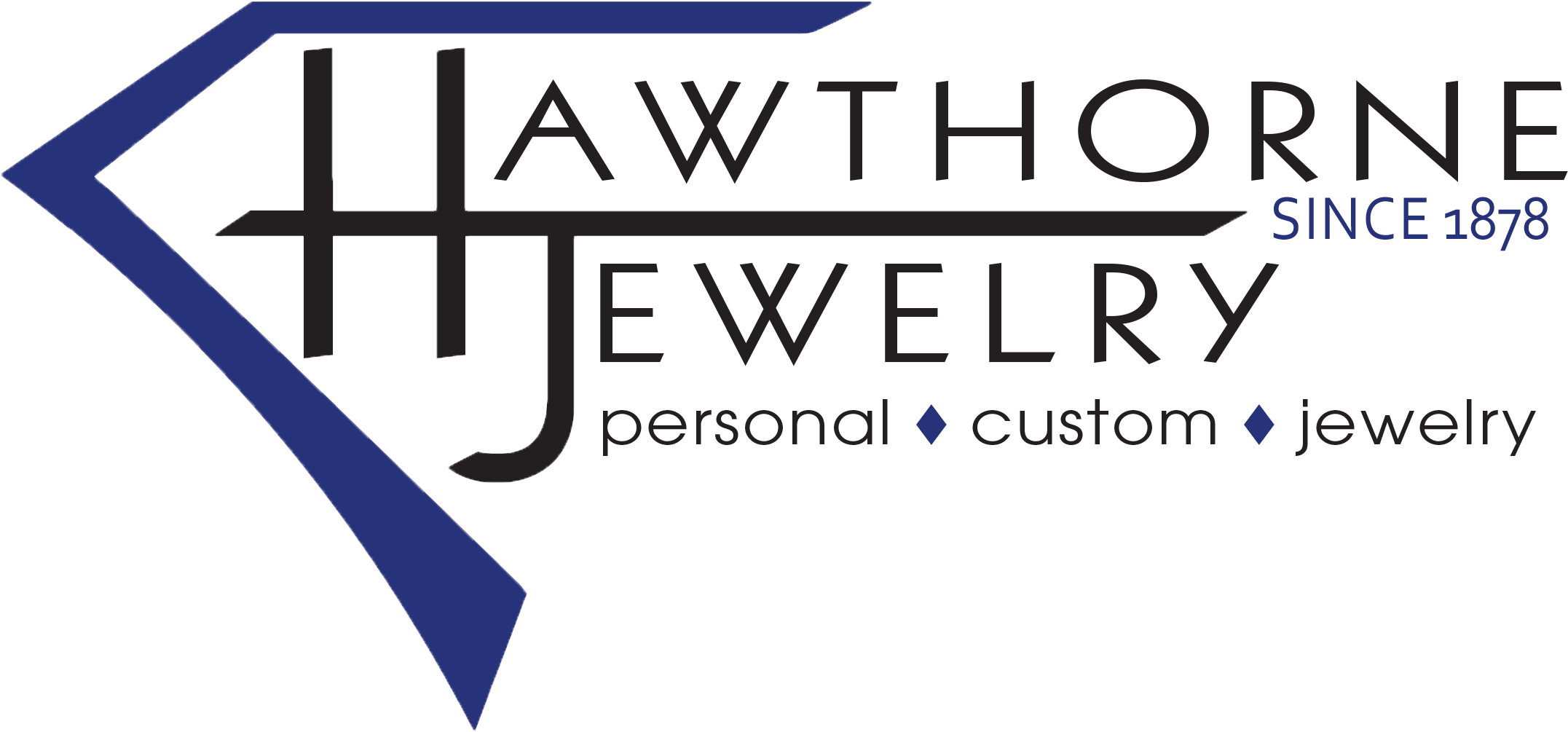 Hawthorne Jewelry Logo - Graphic Design (2550x1144), Png Download