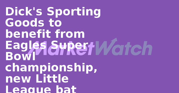 Dick's Sporting Goods To Benefit From Eagles Super - Printing (714x374), Png Download