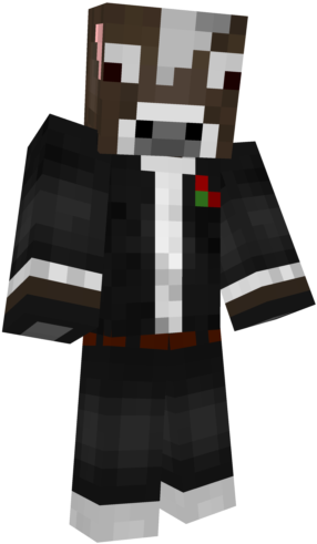Jadgepng - Skin Mucca Minecraft (640x640), Png Download