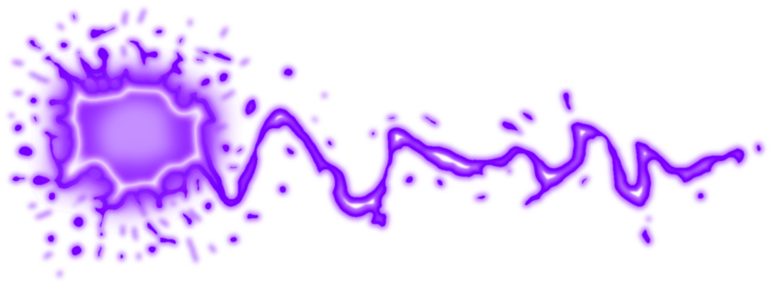 "mortals And Amazing" Is My Mantra - Purple Energy Blast Png (1082x400), Png Download