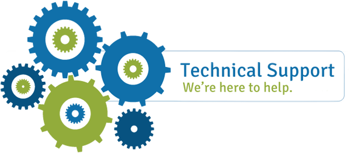 Technical Support - Technical Support Logo Png (1600x625), Png Download