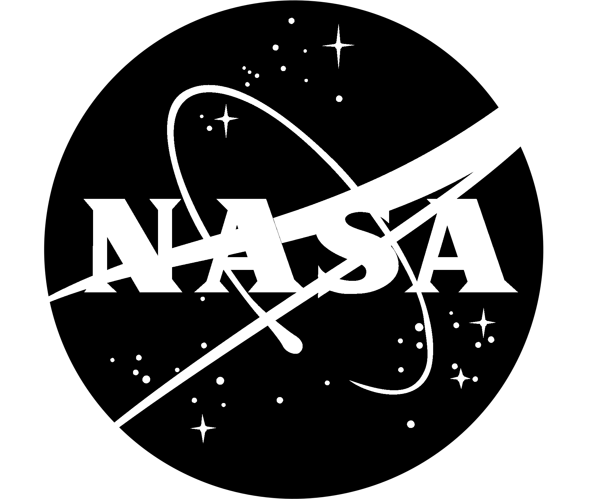 Nasa Logo Black And White - Logos En Png Nasa (2400x2400), Png Download
