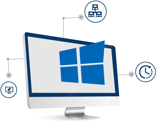 Device Connectivity Pc Optimization Round The Clock - Led-backlit Lcd Display (553x409), Png Download
