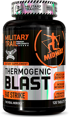 Thermogenic Blast - Midway Labs Military Trail Premium Supplements Ereforce (330x405), Png Download