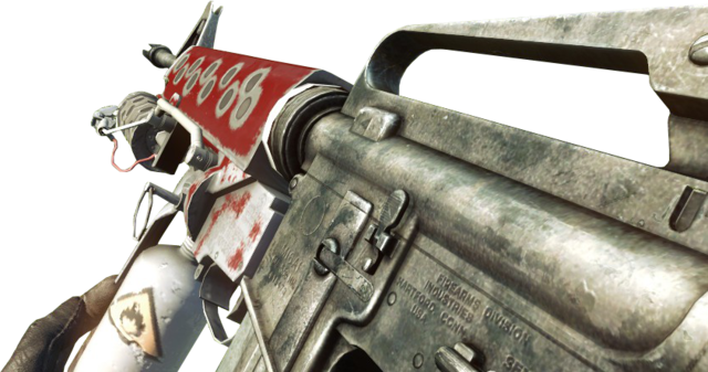 M16 Flamethrower Reloading Bo - Flamethrower (640x337), Png Download