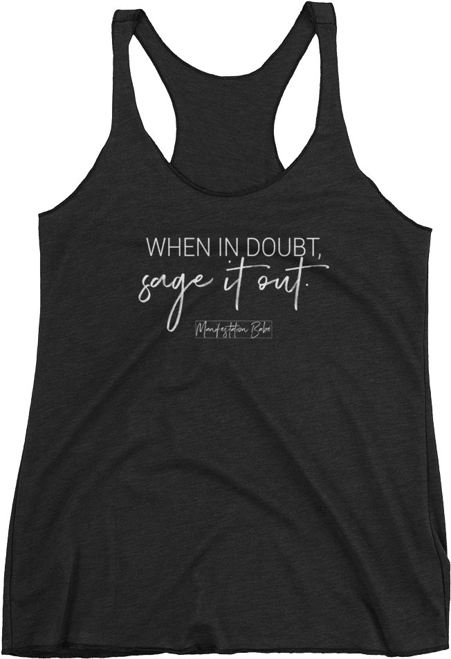When In Doubt, Sage It Out Tank - Aboutthatprint Strand Bitte Tank, Strand Bitte Shirt (1000x1000), Png Download