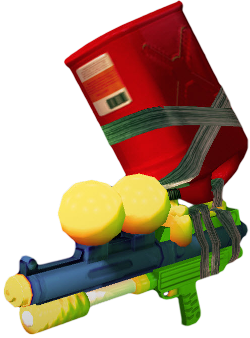 Clipart Gun Flamethrower - Dead Rising (496x671), Png Download