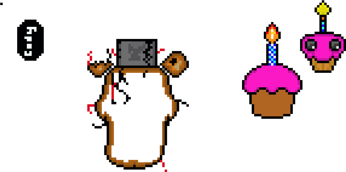 Nightmare Freddy Fazbear Origanal - Jacksepticeye (1490x750), Png Download