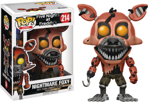 Nightmare Foxy Pop - Funko Pop Fnaf Nightmare Foxy (479x331), Png Download