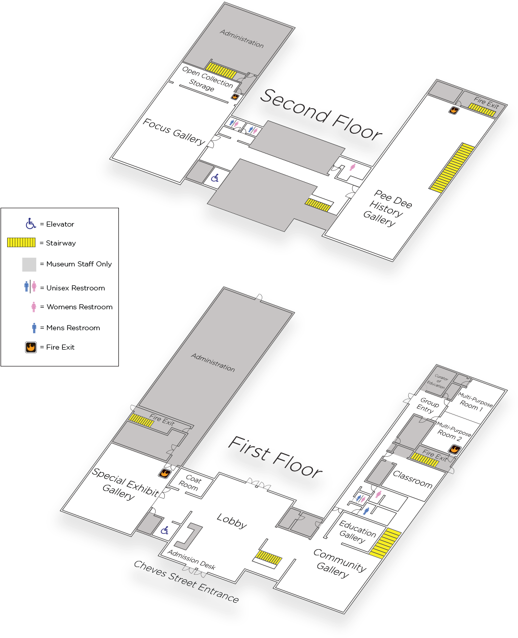 Fcm Gallery Map - Map (1050x1300), Png Download