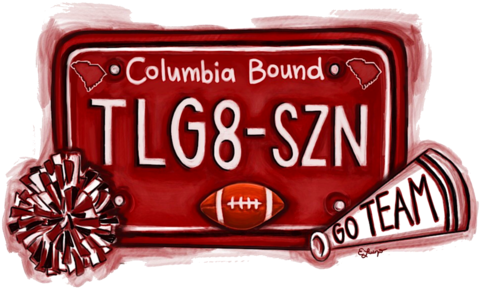 Tailgate Tag - Columbia - Tuscaloosa (480x480), Png Download