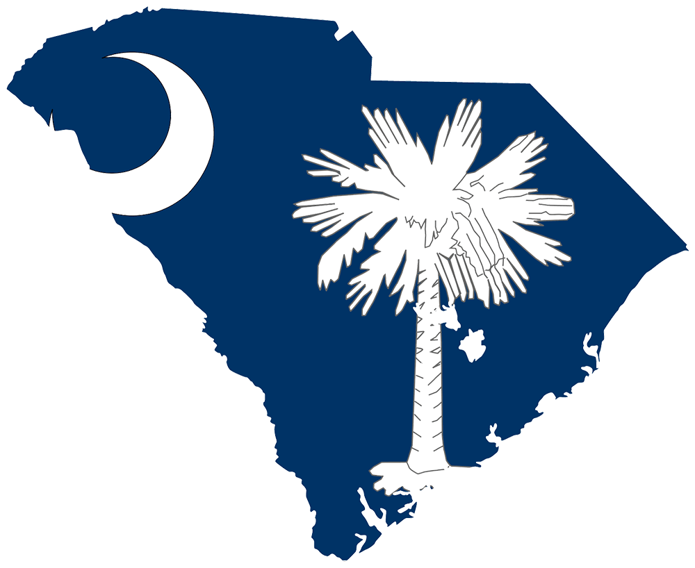 The Lowcountry Is A Melodious Combination Of History, - State Of South Carolina (1000x818), Png Download