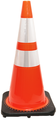 Traffic Safety Cone - Safety Cones (343x432), Png Download
