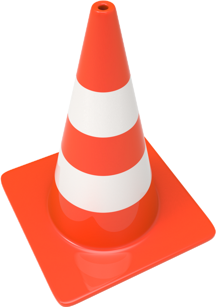 3d Traffic Cone [png - Transparent Background Traffic Blue Cone (800x800), Png Download