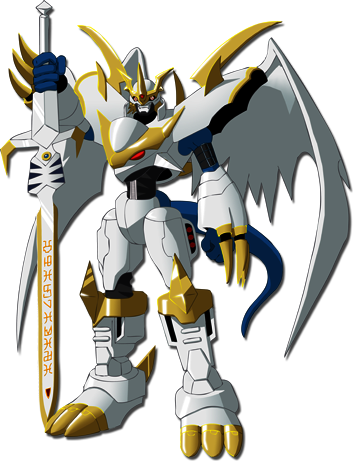 Imperialdramon Paladin Mode - Imperialdramon Paladin Mode Sword (358x465), Png Download
