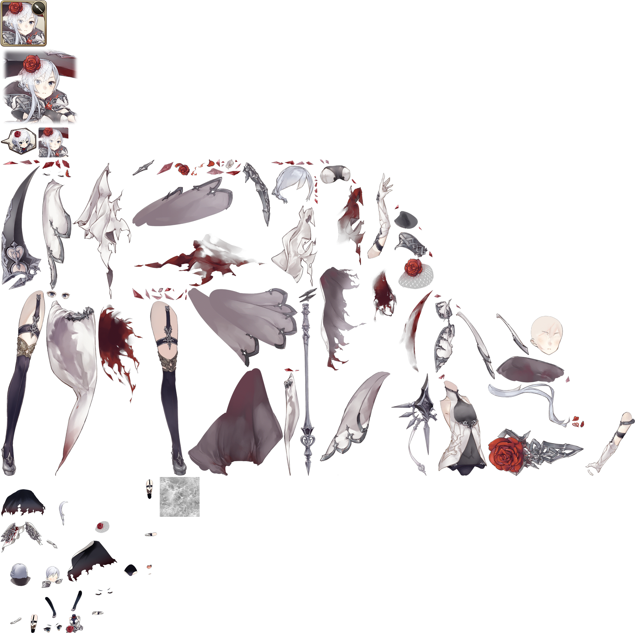 Click For Full Sized Image Snow White - Sinoalice Snow White Paladin (2051x2048), Png Download