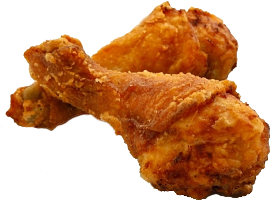 Piece Of Chicken - Larawan Ng Fried Chicken (570x520), Png Download