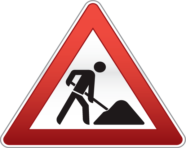 Just Dodge The Cones - Zeichen 123 (600x480), Png Download