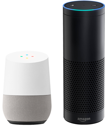 Actionable Analytics For Alexa And Google Home - Amazon Echo Music Thermostat Control - Bluetooth (400x470), Png Download