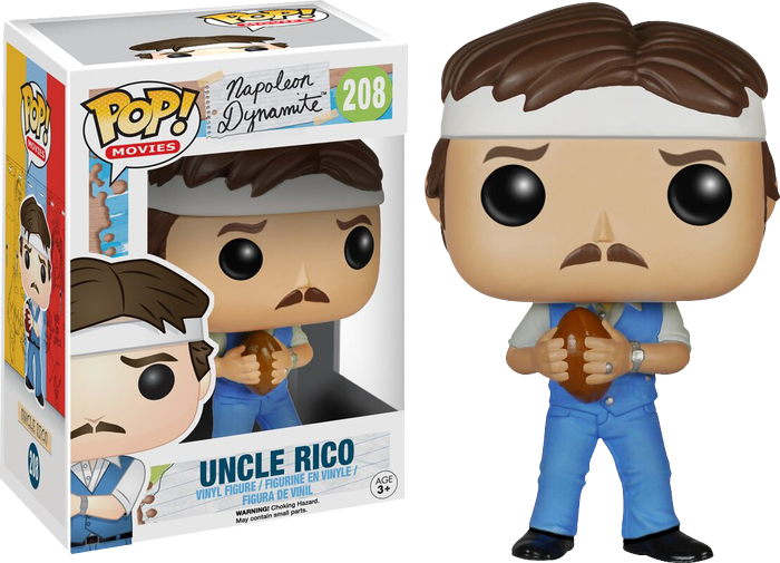 Uncle Rico Pop Vinyl Figure - Napoleon Dynamite Rico Funko Pop (700x505), Png Download