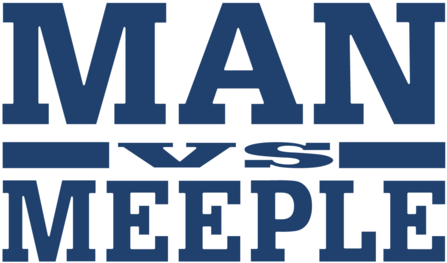 Manvsmeeple-logo - Man Vs Meeple (500x313), Png Download