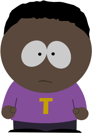Nigger - South Park Personnage (424x600), Png Download