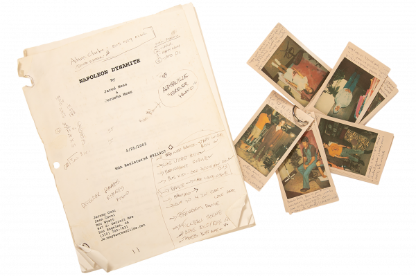 Producer Jeremy Coon's Copy Of The Script And Costume - Napoleon Dynamite (600x399), Png Download