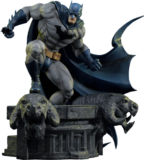 Batman - - Hush Batman Statue (480x536), Png Download